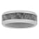 Tungsten Comfort™ 8MM Tungsten and Gray Silicone Gray Carbon Fiber Band