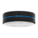 Stainless Steel Black and Blue Ion Plated 8mm Striped Band