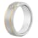 Tungsten Comfort™ 1/10CTW Diamond Tungsten 8MM with Yellow Stripe Band