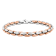 Stainless Steel Rose Ion Plated Oval Link Bracelet