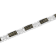 3/8CTW Diamond Stainless Steel Carbon Fiber Link Bracelet