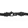 Stainless Steel Black Ion Plated 24 Inch Box Link Chain