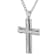 0.17CTW Stainless Steel Cross