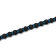 Stainless Steel Blue Ion Plated Matte Onyx Bead Bracelet