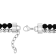 Stainless Steel and Matte Black Onyx Bead Bracelet