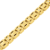 1/10CTW Diamond Stainless Steel Yellow Ion Plated Link Bracelet