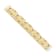 1/10CTW Diamond & Yellow IP Stainless Steel Bracelet