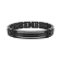 1/10CTW Black Diamond & Black IP Stainless Steel Bracelet
