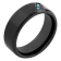 1/20CTW Blue Diamond Black Stainless Steel 8MM Beveled Edge Band