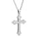 Stainless Steel Stacked Cross Pendant