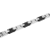 Stainless Steel Black & White Ion Plated Mariner Link Bracelet