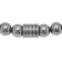 Hematite Bead & Stainless Steel Bolo Bracelet