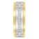 Tungsten Comfort™ 1/10CTW Diamond Tungsten Yellow Ion Plated Band