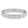 1CTW Diamond Stainless Steel Square Link Bracelets