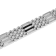 1/4CTW Diamond Stainless Steel Link Bracelet