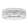 Tungsten 8MM Grooved Comfort-Fit Band in Lustrous White