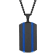 Stainless Steel Two-Tone Dog Tag Pendant