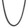 Stainless Steel Black Ion Plated Box Link Chain Necklace