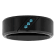 1/20CTW Blue Diamond Black Stainless Steel 8MM Beveled Edge Band
