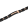 Diamond Accent Two-Toned Stainless Steel Link Bracelet