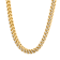 Stainless Steel and Yellow Ion Plated Franco Link Chain