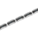 1/6CTW Blue Diamond Two-Tone Stainless Steel Link Bracelet