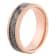 Tungsten Comfort™ Tungsten and Carbon Fiber Rose Ion Plated Band