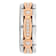 Tungsten Comfort™ 1/5CTW Diamond Tungsten 8MM Rose Ion Plated Brick Edge Band