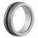 Tungsten Comfort™ Black Sapphire White Tungsten 8MM Band