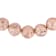Rose Lava Bead and Stainless Steel Bolo Bracelet