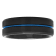 Tungsten Comfort™ Tungsten 8MM Black with Blue Ion Plated Grooved Band