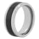 Tungsten Comfort™ Tungsten 9MM Ceramic Black Ion Plated Band