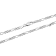 Stainless Steel 3.5MM Figaro Chain