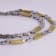 Two-Tone Stainless Steel Link Chain Necklace & Bracelet Set