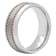 Tungsten Comfort™ Tungsten 8MM Double Row Milgrain Band