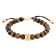 Tiger Eye Bead & Stainless Steel Bolo Bracelet