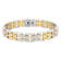 1CTW Diamond Two-Tone Stainless Steel Link Bracelet