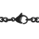 1/20CTW Blue Diamond Stainless Steel Black IP Cross With Chain
