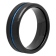 Tungsten Comfort™ Tungsten 8MM Black with Blue Ion Plated Grooved Band