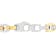 Two-Tone Stainless Steel 10MM Horseshoe Link Chain Necklace