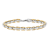 Stainless Steel Two-Tone Panther Link Bracelet