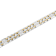 1/4CTW Diamond Two Tone Stainless Steel Link Bracelet