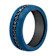 Tungsten Comfort™ Black Sapphire Tungsten 8MM Blue Ion Plated Band