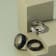 Tungsten 6mm Black Ion Plated Step Edge Band