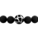 Stainless Steel Matte Onyx Bead Bracelet
