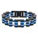 Tri-Tone Stainless Steel Bicycle Link Bracelet