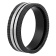 Tungsten Comfort™ Tungsten Black Ion Plated with Forged Carbon Fiber
Textured Edge Band