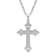 Stainless Steel Stacked Cross Pendant