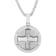 Stainless Steel Lord's Prayer Medallion Pendant