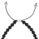Stainless Steel Matte Onyx Bead Bracelet